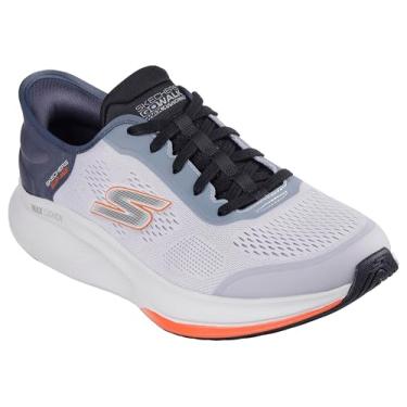 Imagem de Skechers Tênis masculino Hands Free Slip-ins Go Walk Max Walker-Next Generation, Cinza/azul, 9.5 X-Wide