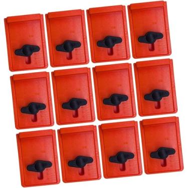 Imagem de Fenteer Conjunto de 12 espaçadores de piso ajustáveis ​​de 1/4 a 1 polegada, resistentes e que economizam tempo na instalação de pisos laminados e de madeira.