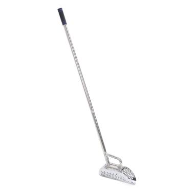 Imagem de Luocute Colher de Areia para Detecção de Metal, pá de Peneira de Areia de Aço Inoxidável Com Alça Removível para Praia e Tesouro Subaquático
