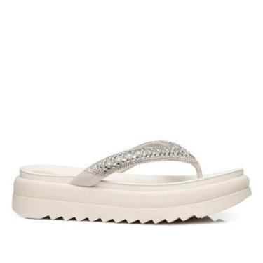 Imagem de Chinelo Pegada Feminino em Couro Cristal 234455-01-Feminino