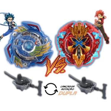 Imagem de Kit 2 Beyblade Burst Valtryek Valkyrie Vs Xcalibur Xcalius Valt Vs Xan