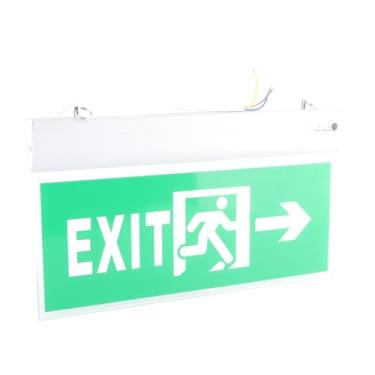 Imagem de aqxreight 110- Lâmpada LED Acrílica de Sinalização de Saída de Emergência Luz Indicadora de Evacuação Com Sinal de Iluminação de SaídaSinal de Emergência de SaídaSinal de Saída LEDLuz de LED de de