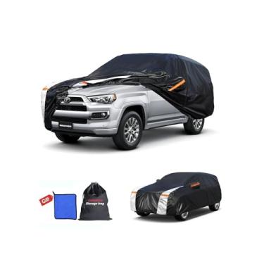 Imagem de Capa para carro Toyota 4Runner 100% à prova d'água para todos os climas, presente com toalha, capa de carro SUV de 10 camadas, ajuste personalizado para Toyota 4Runner 2002-2026, capas externas