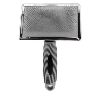 Imagem de Rasqueadeira Emborrachada GermanHart M para Cães, Medio, Cinza