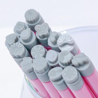 Imagem de Caneta de carimbo de unha | Placa de estampagem de unhas | Kit de estampagem de unhas 8X Ferramentas de design de unhas, ferramentas de pontilhamento de cabeça dupla, caneta de carimbo de unha com