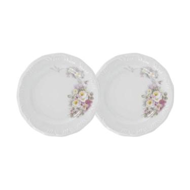 Imagem de Jogo de Pratos de Sobremesa 2 Peças 19cm Eterna Porcelana Schmidt