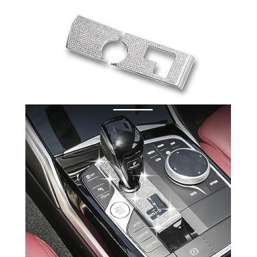 Imagem de CONGCONG Acessórios para carros BMW Bling Acabamento de console interior brilhante compatível com BMW 330 i 2020-2022/X3 2021-2022/430 2021-2022/ X4 2022-2023/X5 2019-2023/X6 2020-2023 (Caixa de