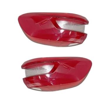 Imagem de compatível com bmw x5 g05 2019 2020 2021 2022 traseira escudo da luz traseira capa da lâmpada luzes de freio máscara substituir o abajur(Outside A Pair)