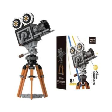 Imagem de Série de câmera vintage quebra-cabeça infantil bloco de construção bri