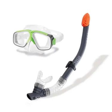 Imagem de Kit Mergulho Com Máscara E Snorkel Surf Intex Profissional-Unissex