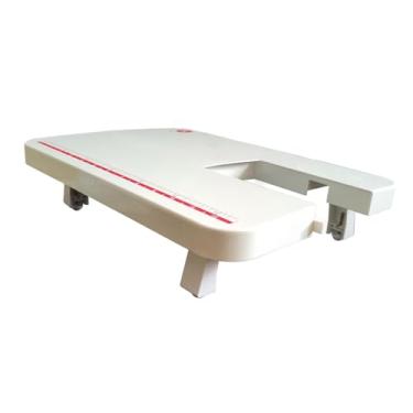 Imagem de oshhni Mesa extensora para máquina de costura, fácil de instalar, com altura ajustável, compatível com os modelos 1412, 1408 e 1409 de máquinas de costura