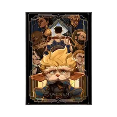 Imagem de Pôster Minimalista De Graffiti Da Temporada 2 De Jinx Arcane Em Tela P