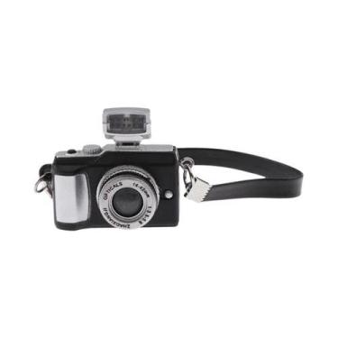 Imagem de 1pc casa de bonecas em miniatura câmera digital slr bonecas casa decor