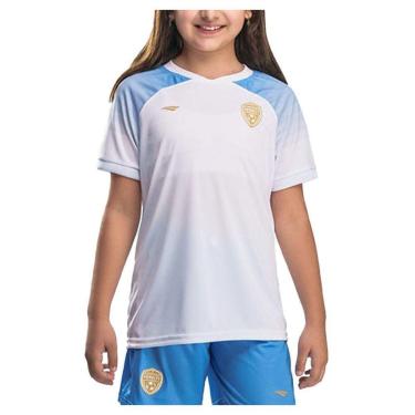 Imagem de Camiseta Infantil Feminina Penalty MC Futebol Branca - 3107-Feminino