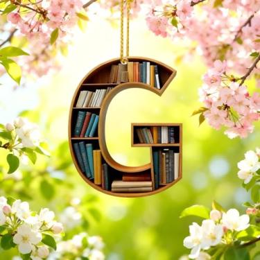 Imagem de Decorações de Dia dos Namorados de cristal A-Z para pendurar em estante, enfeites de Natal feitos à mão, decoração de carro e casa - decoração de acrílico escolar, ideias de troca de presentes para