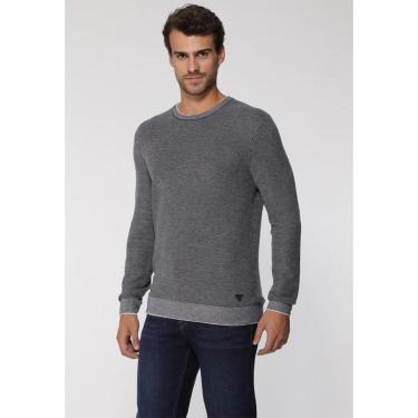 Imagem de Suéter de Tricot Eco Texturizado Cinza-Masculino