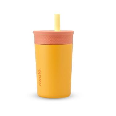 Imagem de Copo Owala Tumbler Infantil Stainless Steel Termica 12Oz/355Ml-Laranja(Picnic)-Unissex