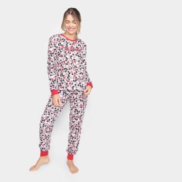 Imagem de Pijama Longo Evanilda Disney Mickey & Minnie Feminino-Feminino