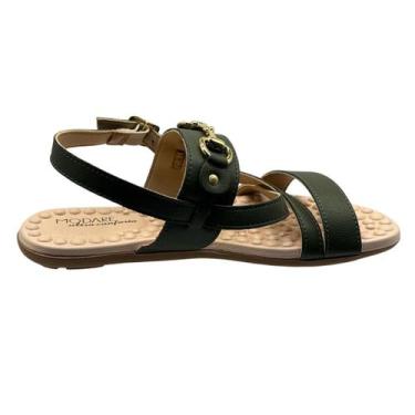 Imagem de Sandalia Feminina Modare Massageadora 7163.132, Oliva, 37