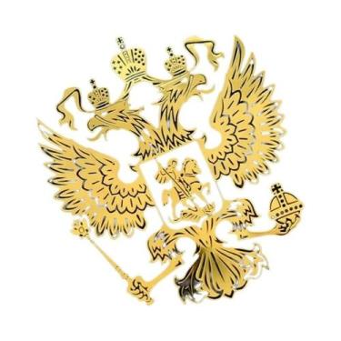 Imagem de Adesivos De Carro Com Emblema Da Federação Russa, Decalques De Metal N