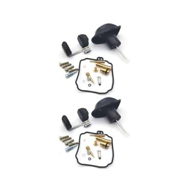 Imagem de Kit de flutuação de diafragma a vácuo de reparo de carburador de motocicleta para XV250 Virago 1995-2007 XVS650 V-STAR 1998-2015 XVS XV 650 250 (2SET)