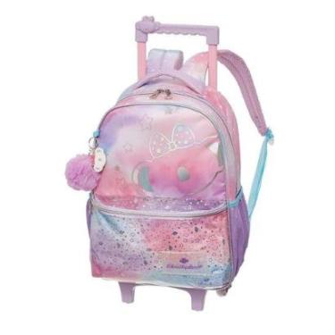 Imagem de Mochila de Rodinhas Lilica Ripilica Com Alças Lumina Lilás-Feminino
