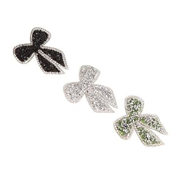 Imagem de AYNEFY Pacote de 18 Remendos de Com nó de, Fáceis de Passar, Material de Resina Requintado, Perfeito para Roupas e Artesanato Diy