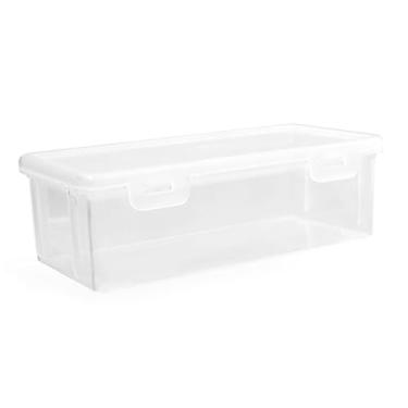 Imagem de Caixa de Armazenamento Temperos Cozinha com Tampa Recipiente Plástico Multifuncional Grande Capacidade para Especiarias