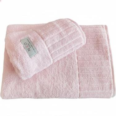 Imagem de Jogo de Toalhas de Banho e Rosto Grossa Camesa 100% Algodão 500g/m² Ro