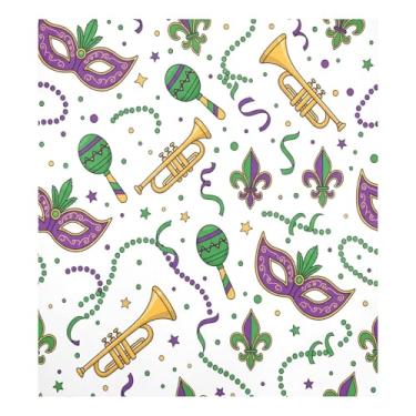 Imagem de Blueangle Capa magnética para lava-louças de carnaval, decoração de capa frontal de lava-louças, adesivos de eletrodomésticos, adesivos de eletrodomésticos, adesivo magnético decorativo de 58 cm C x