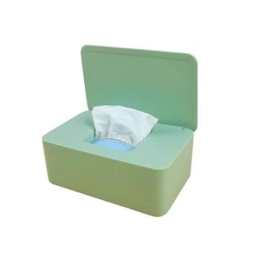 Imagem de Suporte de caixa de lenços de plástico caixa de lenços úmidos capa de papel para lenços umedecidos caixa de armazenamento de papel dispensador de toalha de papel organizador de guardanapos doméstico