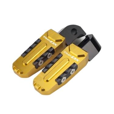 Imagem de Anti-derrapante Apoio para pés traseiros, para tmax 530 tmax530 sx dx 2017 2018 2019 2020 cnc(Gold DX)