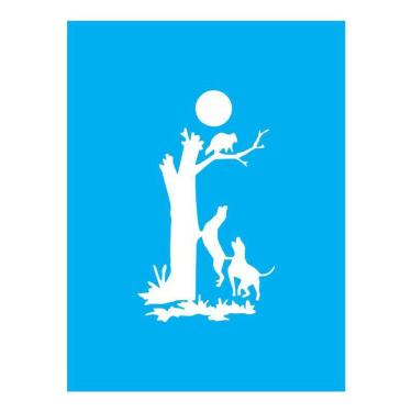 Imagem de Stencil Tamako Árvore - 15X20Cm - Ref A2410