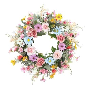 Imagem de shamjina Guirlanda de Margaridas para Porta de Entrada, Guirlanda Colorida, Presente para Varandas E Janelas Na Primavera.