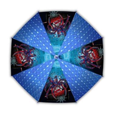 Imagem de Sombrinha Dark Spider Guarda-Chuva Escolar Passeio Meninos - Clio Styl