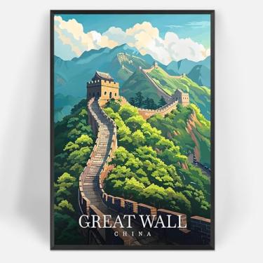 Imagem de Pôster em tela de paisagem da cidade de Pequim, ótimo cenário de parede, arte de parede, Ásia, China, viagem, impressões, pintura para família, sala de estar, quarto, dormitório, decoração de parede