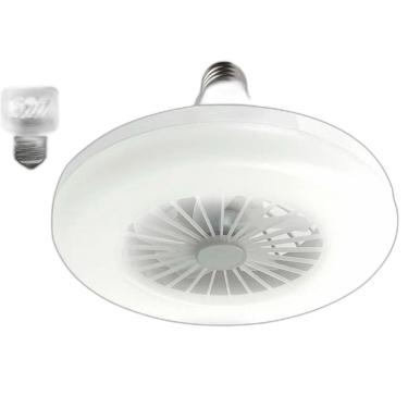 Imagem de Lâmpada Led Com Ventilador De Teto Controle Remoto Ajustável