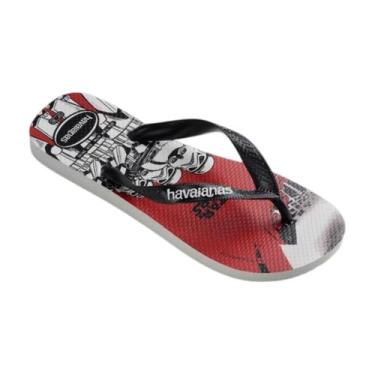 Imagem de Sandalia Havaianas Top Star Wars Darth Vader, Branco, Preto, 37.38