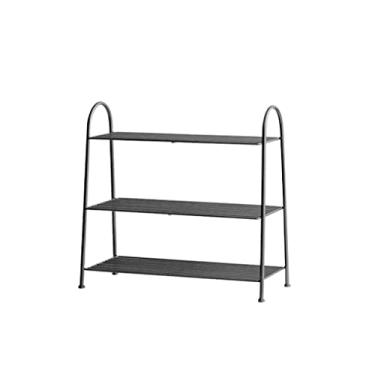 Imagem de Sapateira de sapateira simples de ferro forjado, suporte de armazenamento de sapatos, usado na entrada, quarto, sala de estar, armário de sapatos Balcnoy, organizador de sapatos multicamadas