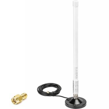 Imagem de RAIGEN Antena de fibra de vidro LoRa e base magnética, conector macho SMA cabo raigen-200 de 2 m para minerador de hélio de 915 MHz para MNTD, Nebra, RAK V2, Bobcat, Syncrob e Sensecap (5,8 dbi)