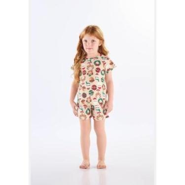 Imagem de Pijama Infantil Natalino Suedine Up Baby-Feminino