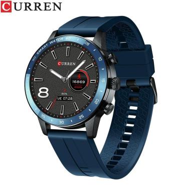 Imagem de Relógio Smartwatch Curren 8888 À Prova D'Água Azul