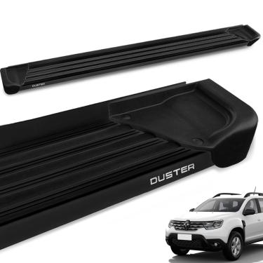 Imagem de Estribo Lateral Duster 2012 a 2025 Aluminio Preto A1