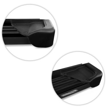 Imagem de Estribo Lateral Ranger CS 1998 a 2012 Aluminio Preto A1
