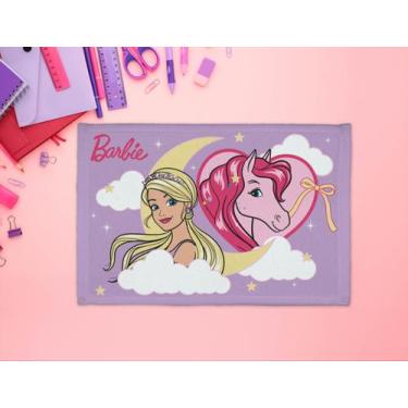 Imagem de Toalha de Lancheira 28cm X 40cm Cor:Lilás Barbie 02Nome do Desenho:Est