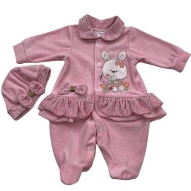 Imagem de Macacao bebe menina oncinha - MULEKA SAPEKA, Rosa, M