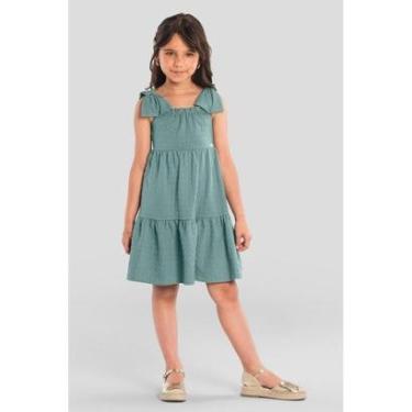 Imagem de Vestido infantil menina com laço Mundi-Feminino
