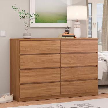 Imagem de Cômoda Demóbile Sintra 8 Gavetas - 136cm de Largura