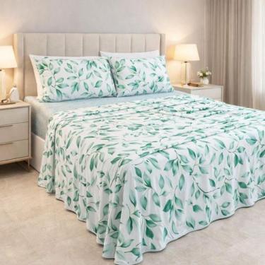 Imagem de Jogo Cama Box Queen Juliette 100%Algodao Extra Macio Premium - De Luca