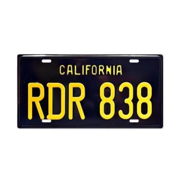 Imagem de Placa de estanho de ferro retrô para decoração de parede, placa de lic